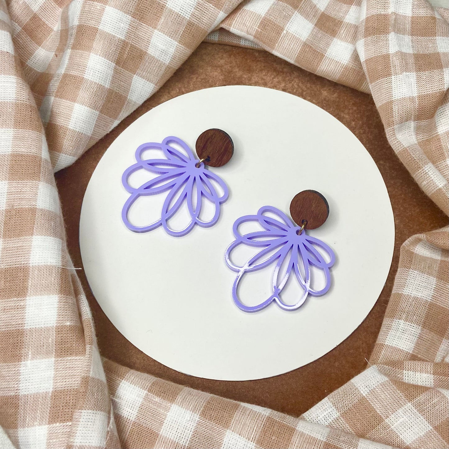 Rounded Purple Leaves