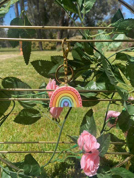 Acrylic Rainbow Keychains
