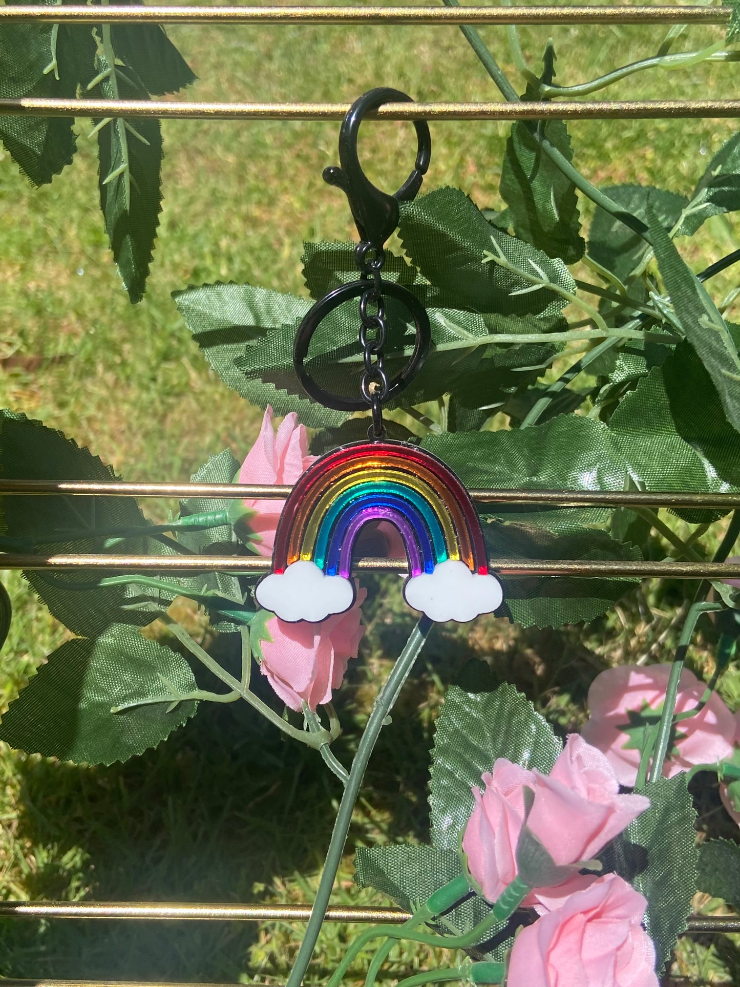 Acrylic Rainbow Keychains