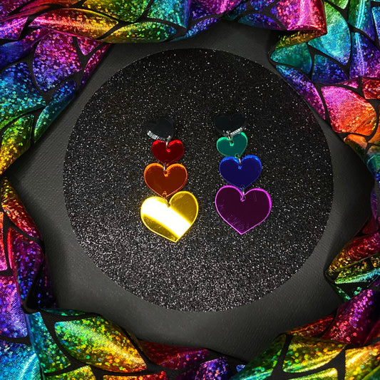 Pride Heart Dangles - Assorted