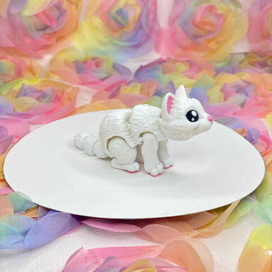 White kitty - 3D mini fidget