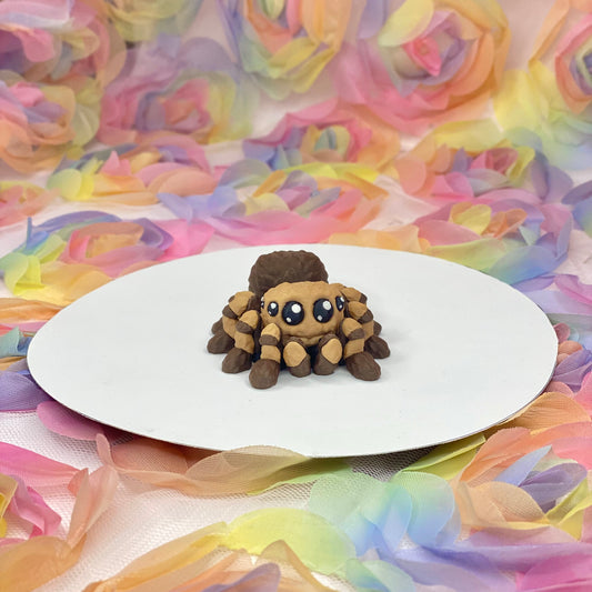 Jumping spider brown - 3D mini fidget
